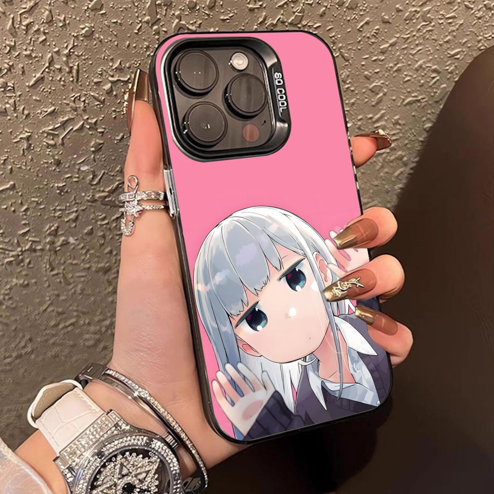 Hakarenai Aharen Reina Phone Case for iPhone 16 15 14 13 12 11 X XR XS 8 7 Pro Max Plus Translucent Colour Printing Cover Luxury