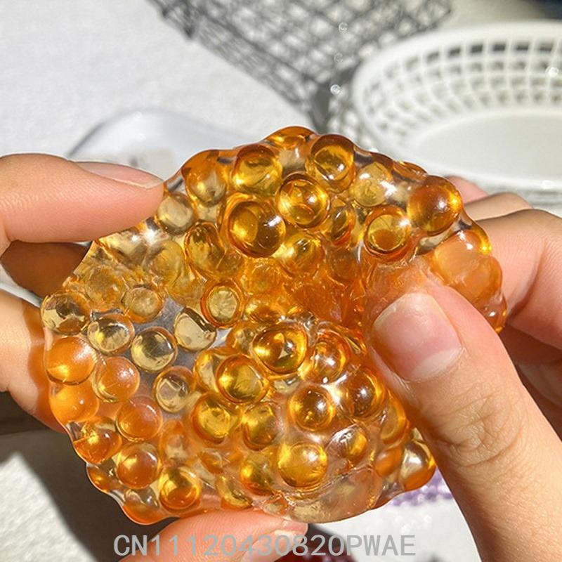 Creative Explosion Beads Noisy Ball Stress Relieving Toys Slow Rebound Toy Fidget Toy Children Decompression Toys