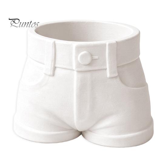 Practical Pen Container Shorts Shaped Holder, Funny Stationery Makeup Brush Storage Cup, 3D Cute Cup for Students Print Creative Office And