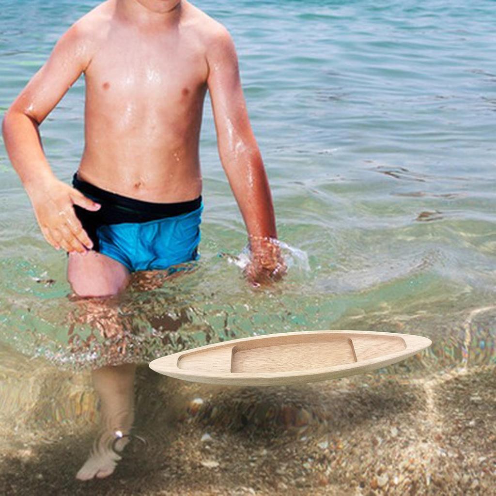 Wooden Boat Miniature Unfinished Boat Model for DIY Projects