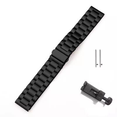 22mm Metal Chain Watch Bands Strap Compatible with Samsung Galaxy Watch Huawei Honor Watch