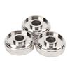 3Pcs Trumpet Valve Cap Metal Silver Screw Piston for Trumpet Replacement Musical Instrument Accessories Trumpet Top