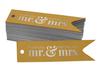 Inkdotpot Pack Of 100 Thank You From The New Wedding Favor Paper Tags Craft Real Gold Foil Hang