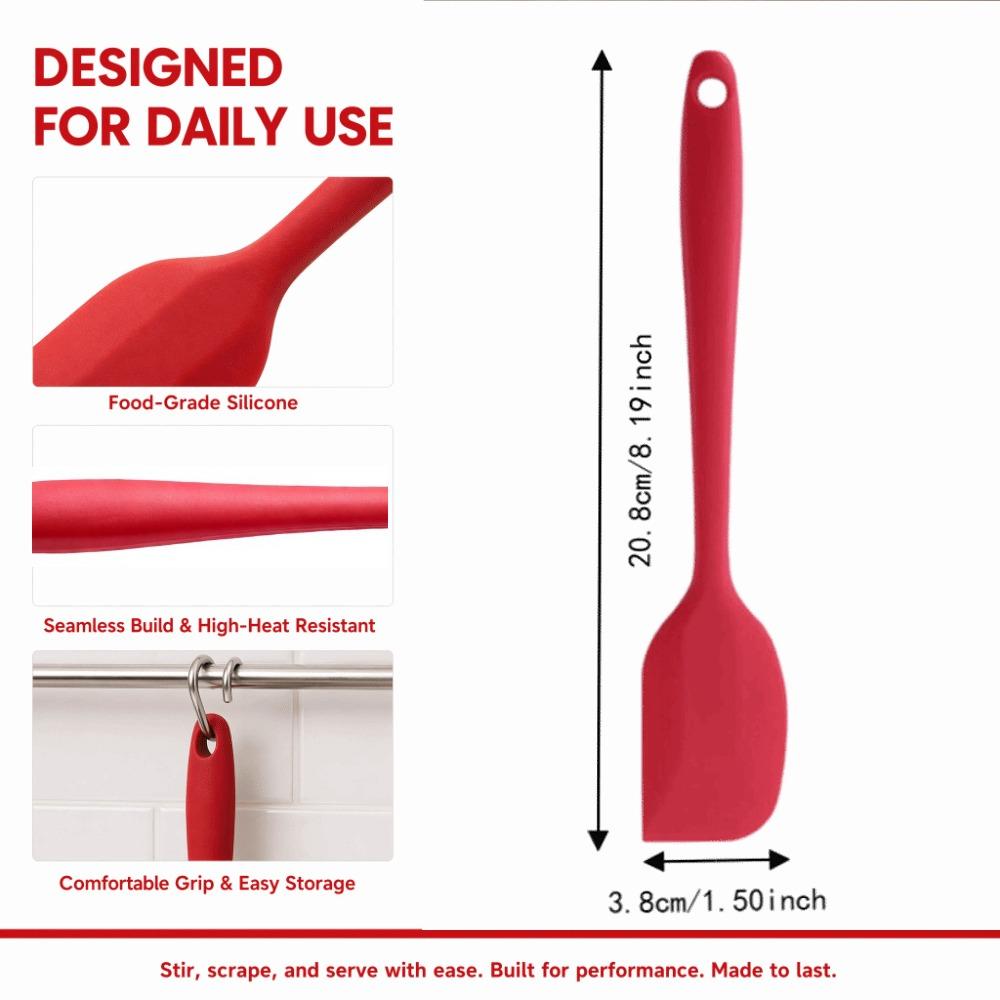 Heat Resistant Cold Resistant Silicone Kitchen Spatula Baking Scraper Home Restaurant Hotel