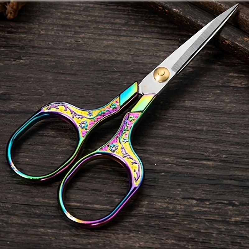 Vintage-Inspired Sewing Scissors - Sharp Precision Blades for Fabric, Thread, Embroidery & Tailoring - Durable Metal Craft Shears Collection