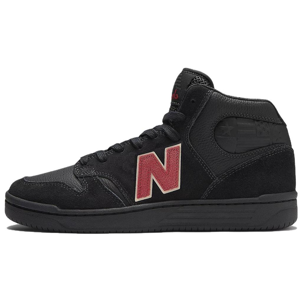 Chocolate Skateboards x New Balance Numeric 480 High Black Red Unisex Sneakers NM480HCH
