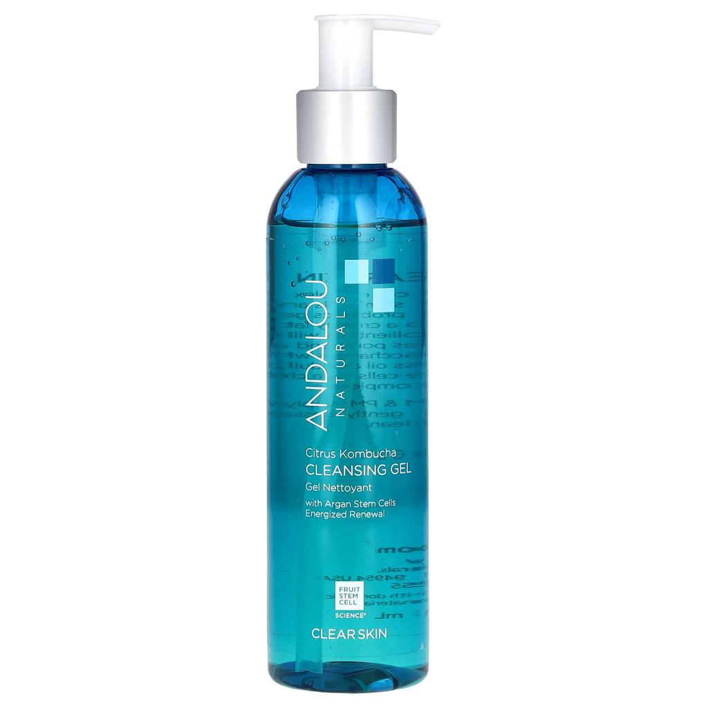 Cleansing Gel, Citrus Kombucha, Clear Skin, 6 Fl Oz (178 Ml)