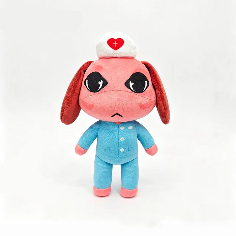 Animal Hospital Plush Toy Blue Dog Soft Stuffed Game Cartoon Doll Collectible For Adult Fans Home Decoration Cuddly Gift
