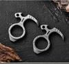 Outil porte-clés EDC multifonction en alliage de titane: Pied-de-biche et extracteur de clous portable
