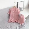 Short Sleeved Shorts Pijama Set Women Casual Wear Fashion Summer Women's Sleepwear
