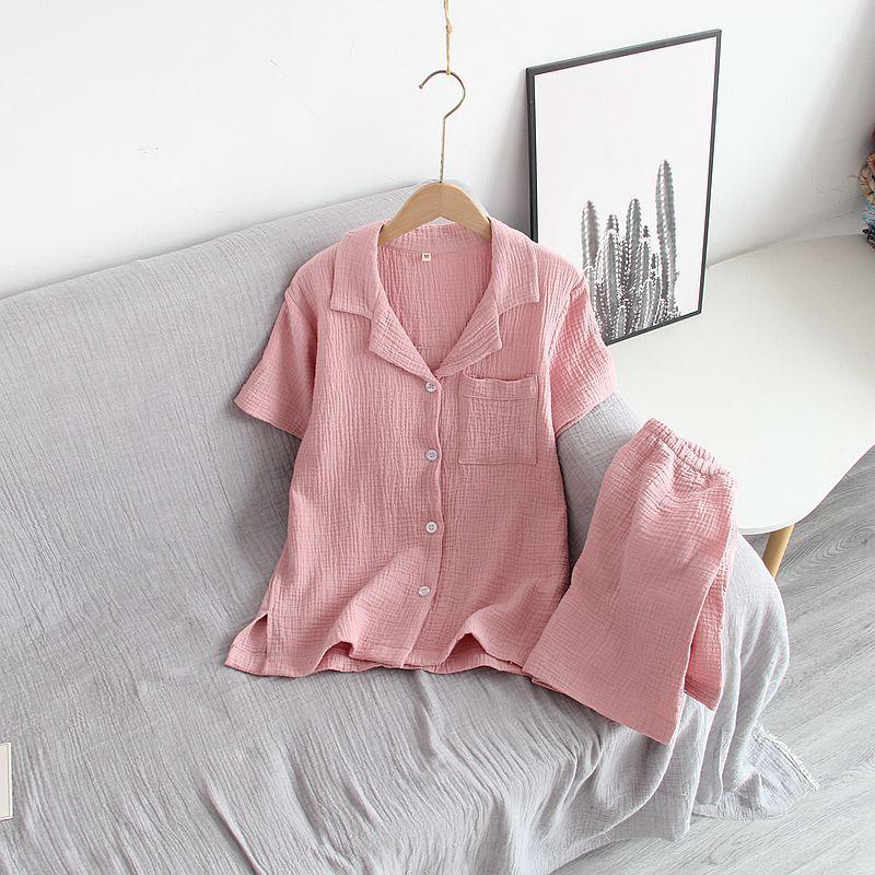 Short Sleeved Shorts Pijama Set Women Casual Wear Fashion Summer Women's Sleepwear