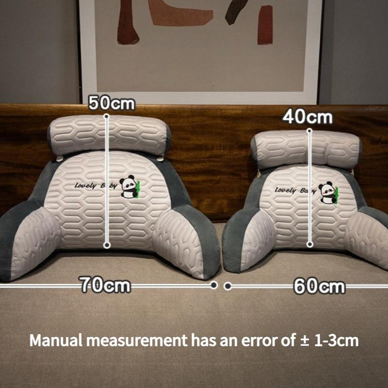 Multi-purpose Summer Cool Latex Pad Cartoon Lumbar Support Pillows Breathable Sofa Pillow Napping Pillows Soft and Comfortable Seat Cushion removable
