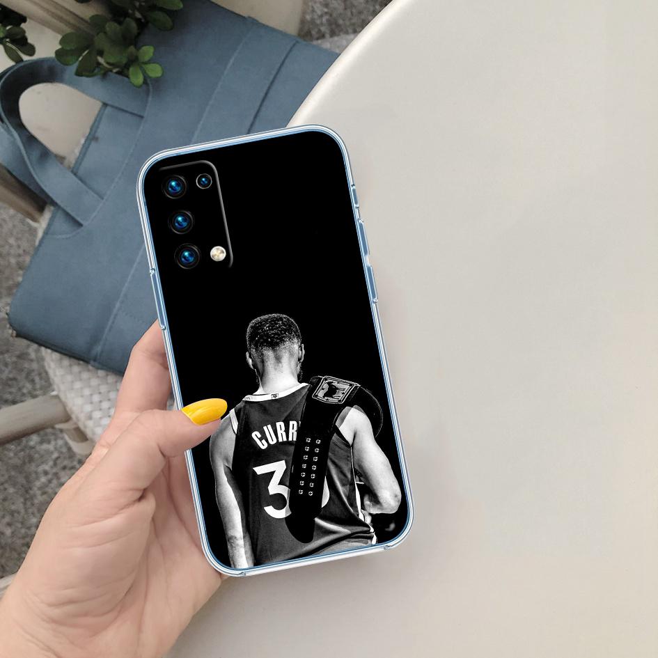 C-Curry Basketball Star Transparent Phone Case for Motorola Moto G7 G8 G9 G84 G85 G73 G24 G15 Z2 Play Power Plus