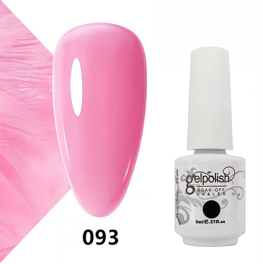 Amber Gel Polish Set: Gel Polish Manicure Kit with Whitening, Base Coat, and Sealer.