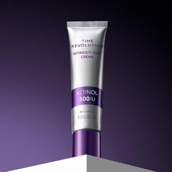 MISSHA Time Revolution Retinol 500 Shot Cream JP 60g Pores Firmness