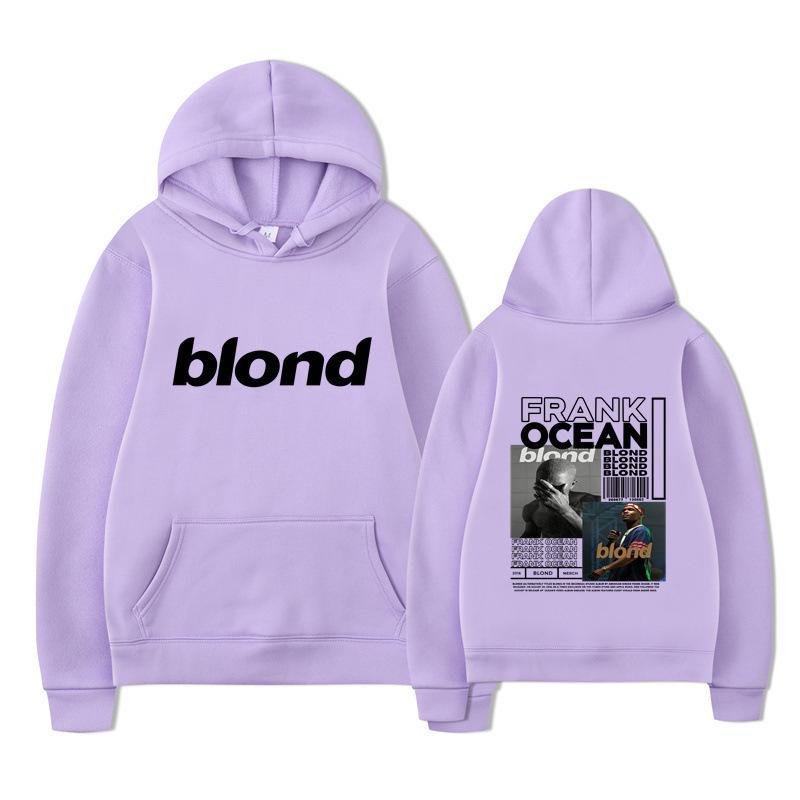 New blond Amazon autumn and winter new fleece urban casual hooded sweater