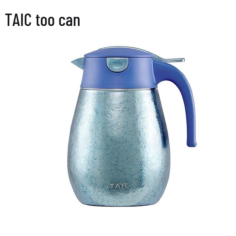 TAIC Pure Titanium Double-Layer Insulated Tea Pot