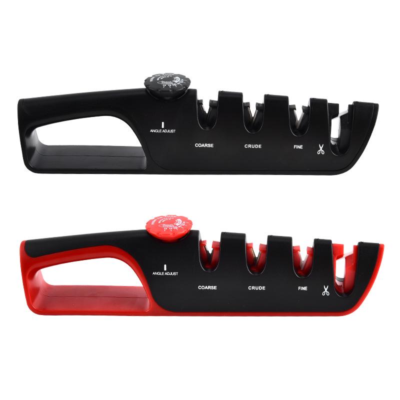 Adjustable 4-in-1 Knife Sharpener: Multifunctional Kitchen Sharpening Tool