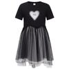 Little MO&Co. Girls' Summer Short Sleeve Mesh Dress KBE2DRST07