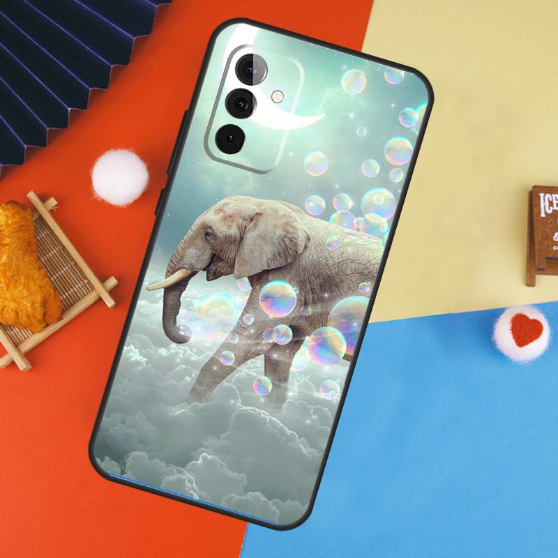 Elephants Colored Case For Samsung Galaxy A54 A34 A14 A15 A35 A55 A52 A32 A12 A51 A71 A13 A23 A33 A53 Cover