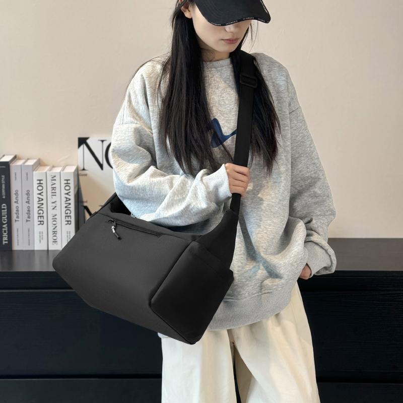 Women's Shoulder Bag Solid Color Crossbody Bag Lightweight Tote Bag