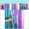 Stunning Macaron Rain Curtain In Blue Purple And Pink For Elegant Party Arrangements