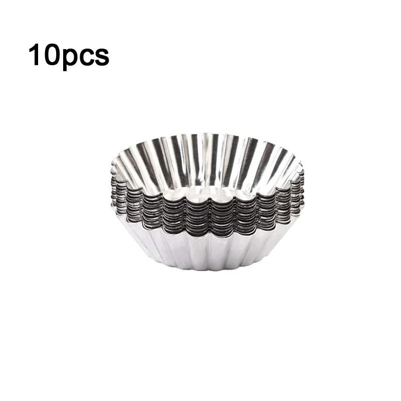 Reusable Baking Molds for Egg Tarts Cookies Puddings Non-Stick Easy To Clean Professional Pastry Tools Baking Accessories