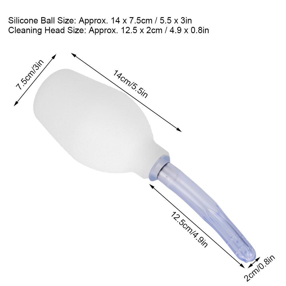 Silicone Women Female Anal Douche Enema Bulb Vaginal Douche Enema Cleaner