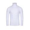 Pánský rolák s dlouhým rukávem, jednobarevná, strečová halenka slim fit spodního střihu