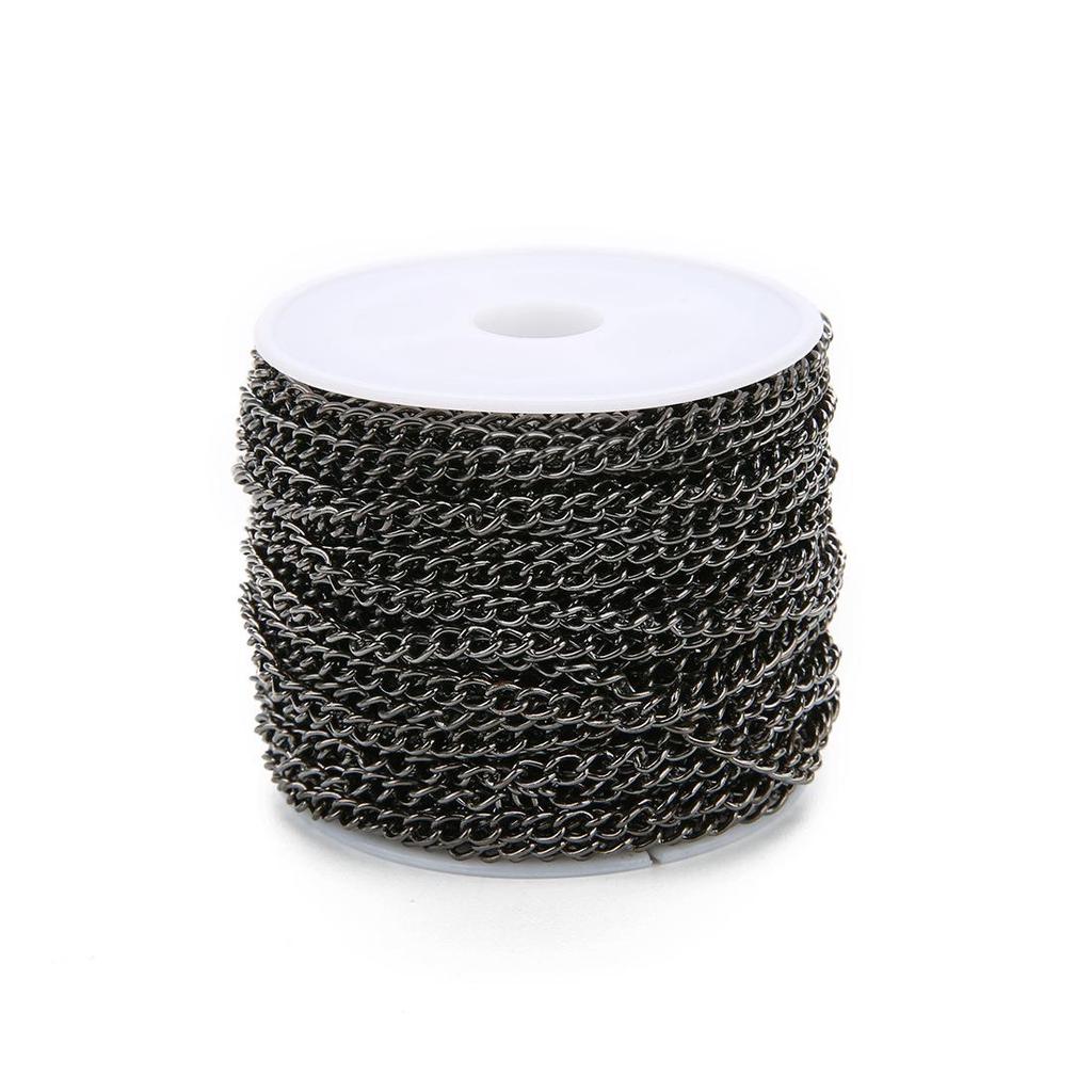 Οβάλ Επιμεταλλωμένη Σιδερένια Αλυσίδα Κρεμαστό Κορδόνι Κολιέ DIY Ημιτελής Μεταλλική Αλυσίδα.