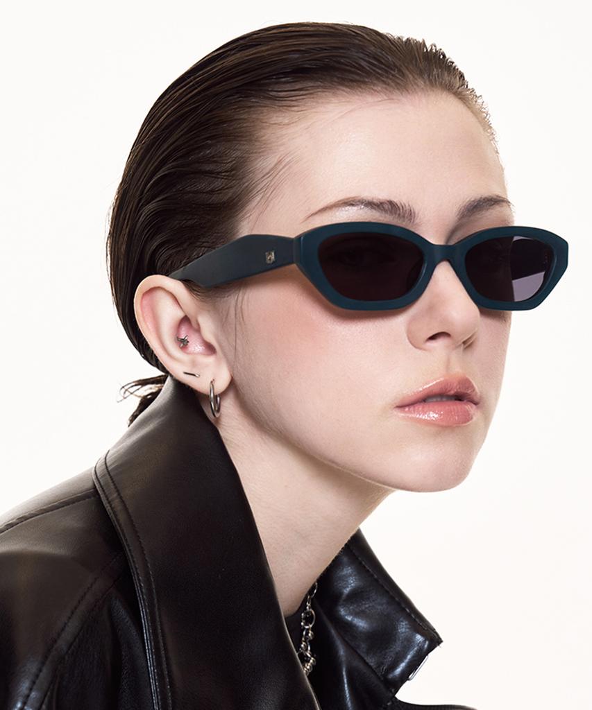 Maeteupeojeu Cy-132 Acetate Sunglass Darkgreen