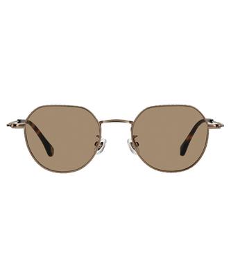 Zoff JOURNAL STANDARD Relume Sunglasses Metal Frame Colored Lenses Stylish UV Protection Unisex for Men and Women Boston-Style (Brown,