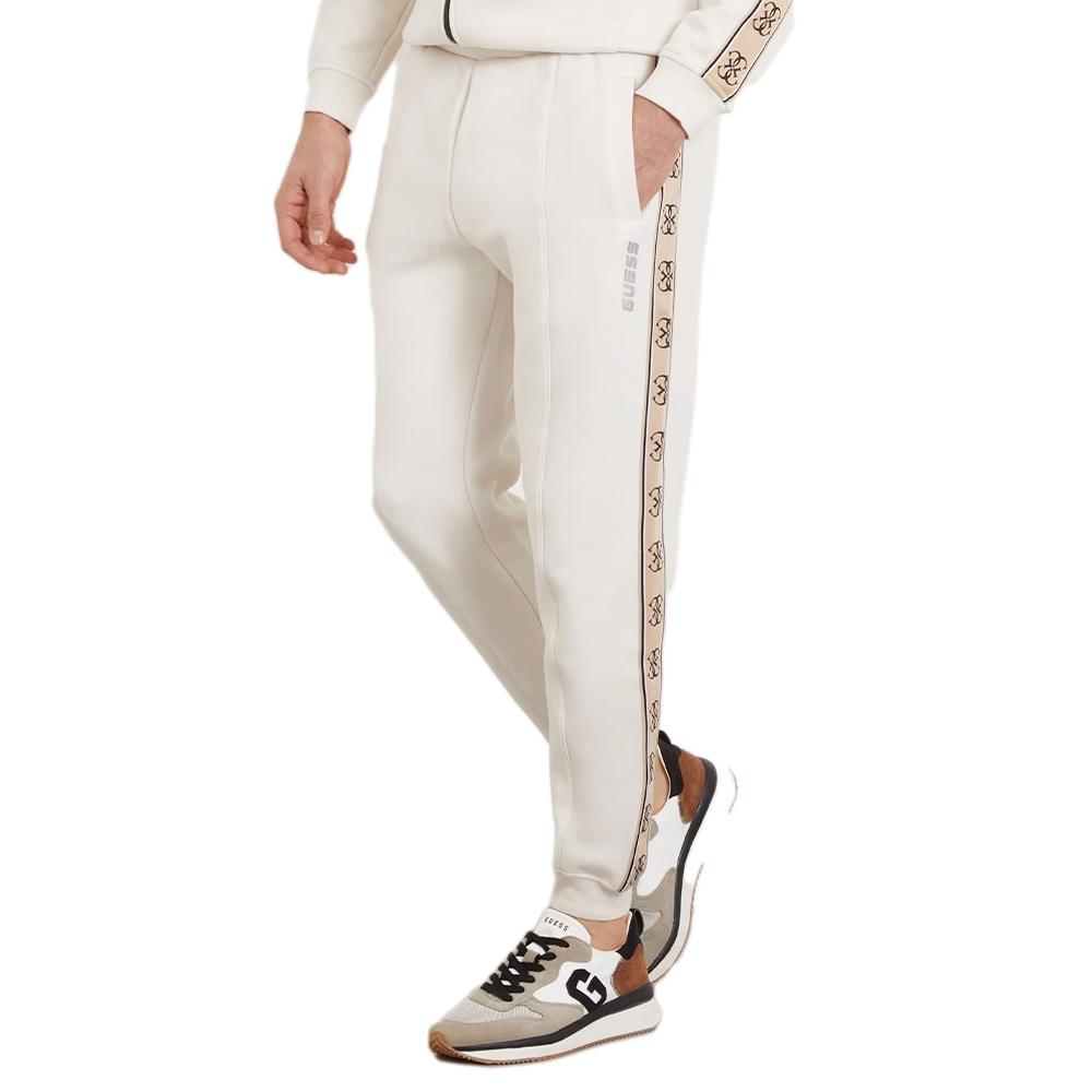 Guess Herren Creme Jogginghose Mickey Z2yb09 Kb3p2 Écru Regular Fit - Bild 2