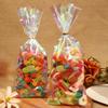 50pcs Rainbow Cellophane Bags - Holographic Party Favor Bags for Gifts, Goodies, and Events - Perfect for Holidays, Birthdays