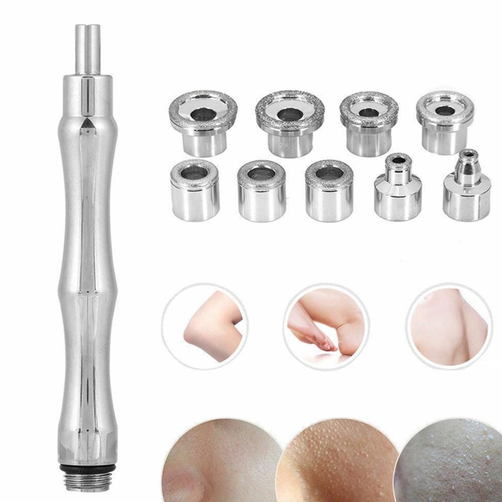 9 Tips 3 Wands Diamond Dermabrasion Accessory Replacement Tips Diamond Wands Filter Skin Microdermabrasion Facial Care Beauty Tools