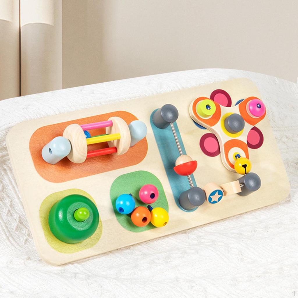 Infant Busy Board Intelligent Puzzle Toy Fine Motor Skills Early Education Sensory Development