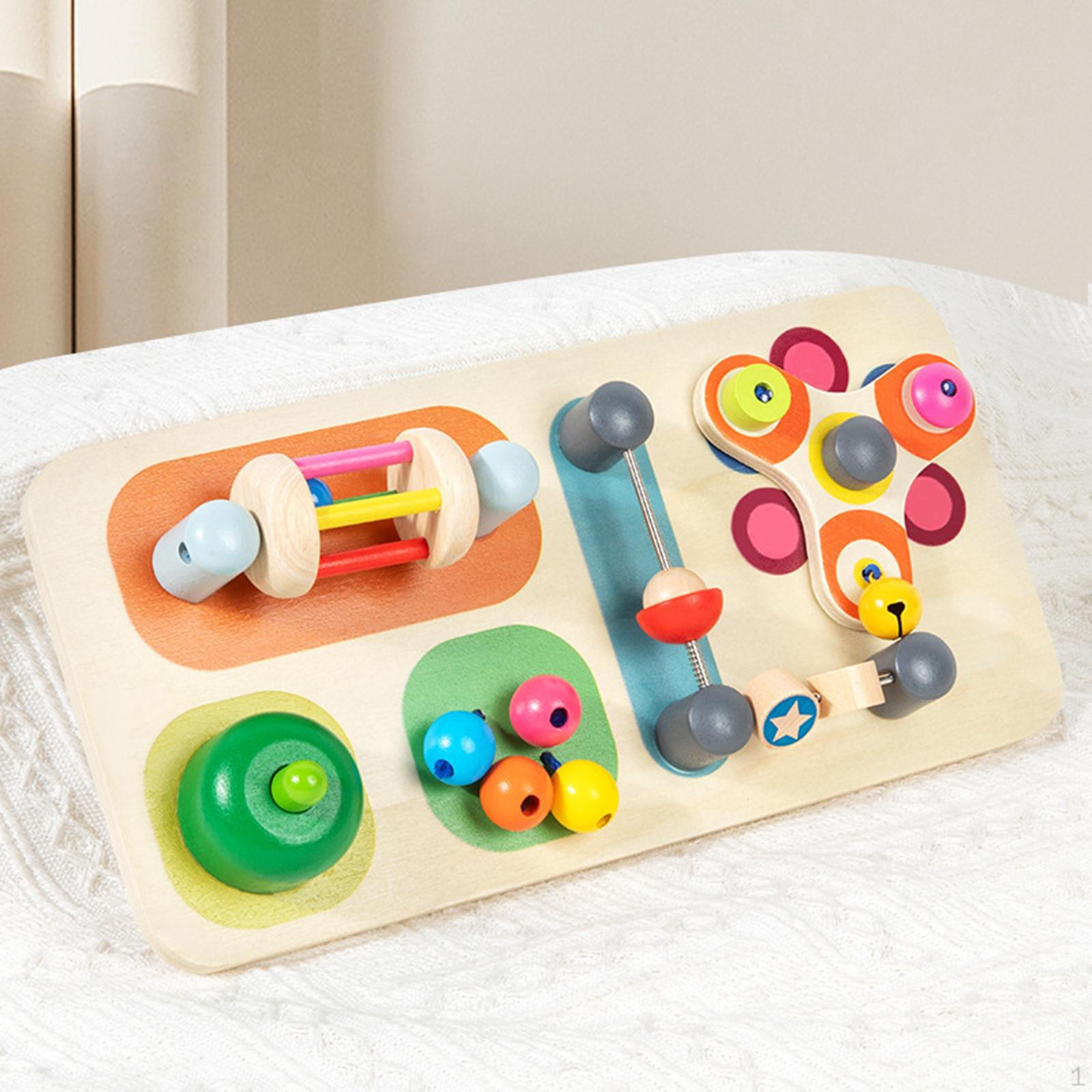 

Infant Busy Board Intelligent Puzzle Toy Fine Motor Skills Early Education Sensory Development