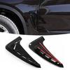 Pair For BMW X5 F15 2015-2018 Black Side Wing Air Flow Fender Intake Vent Covers