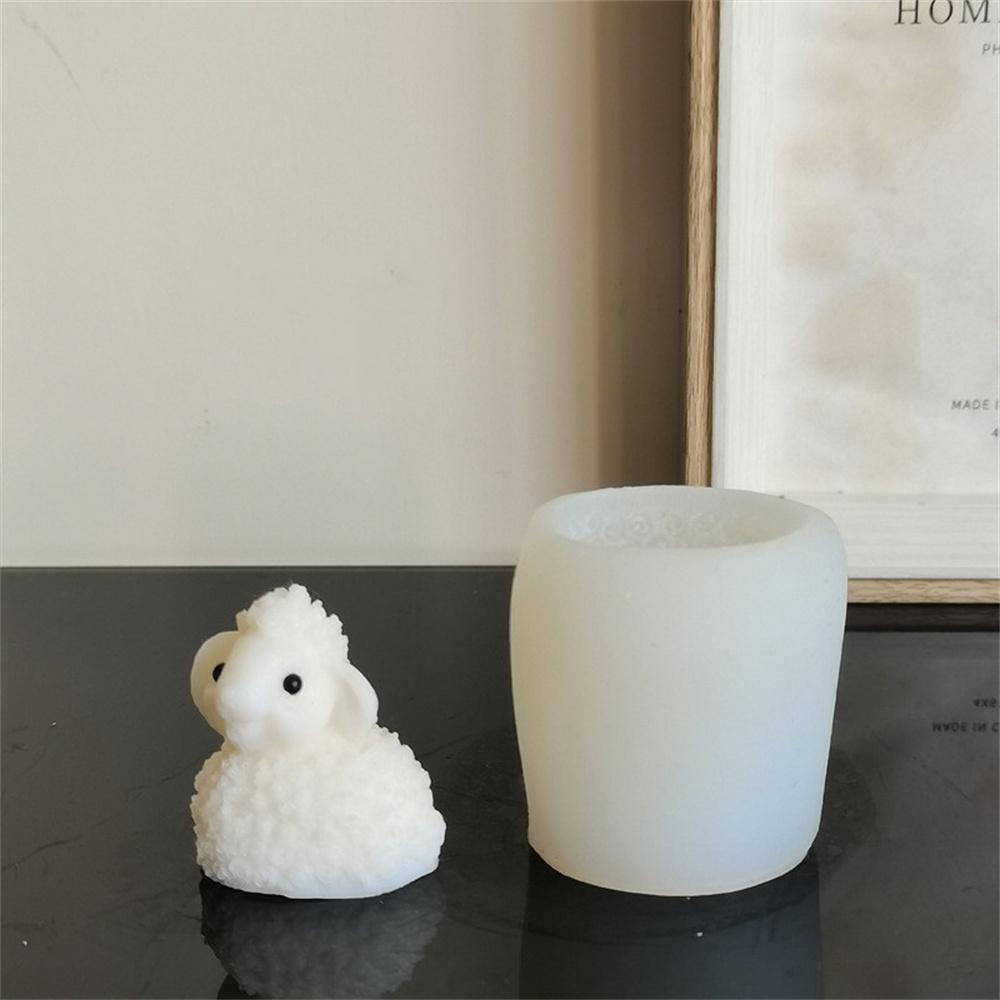 

3D Милая овечка силиконовая форма DIY животное изготовление свечей гипсовая смола мыло форма ручной работы шоколадная помадка выпечка инструмент ремесло подарок