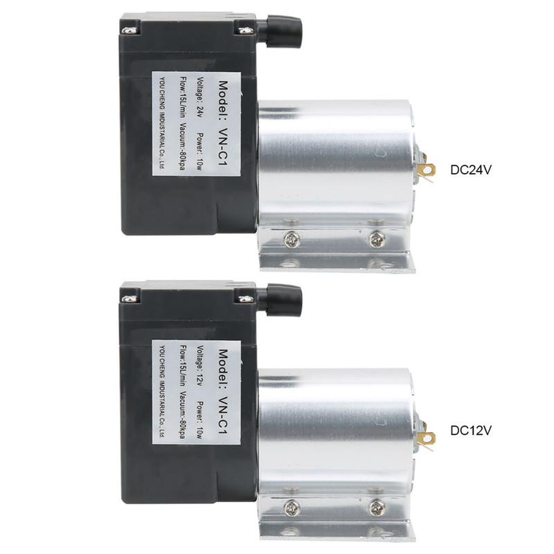 Gas Analysis Pump Accessories Vacuum Pump Vacuum Suction Pump Negative Pressure with Stand ‑80kpa 10W DC24V/DC12V Suction Pump
