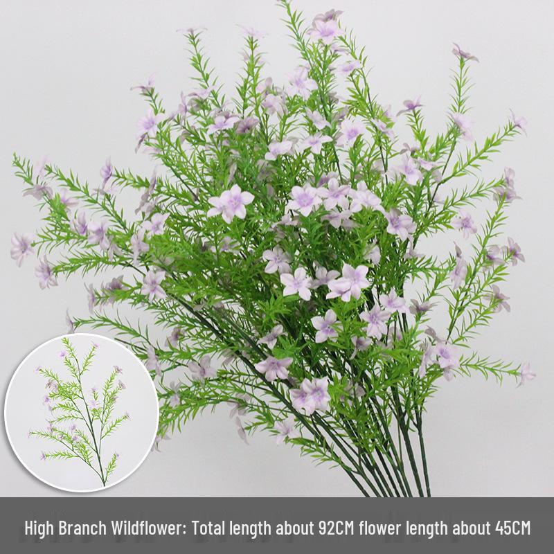 10-Piece Purple Series Artificial Floral Set: Ground Row, Aisle, and Burgundy Wedding Decoration Flowers