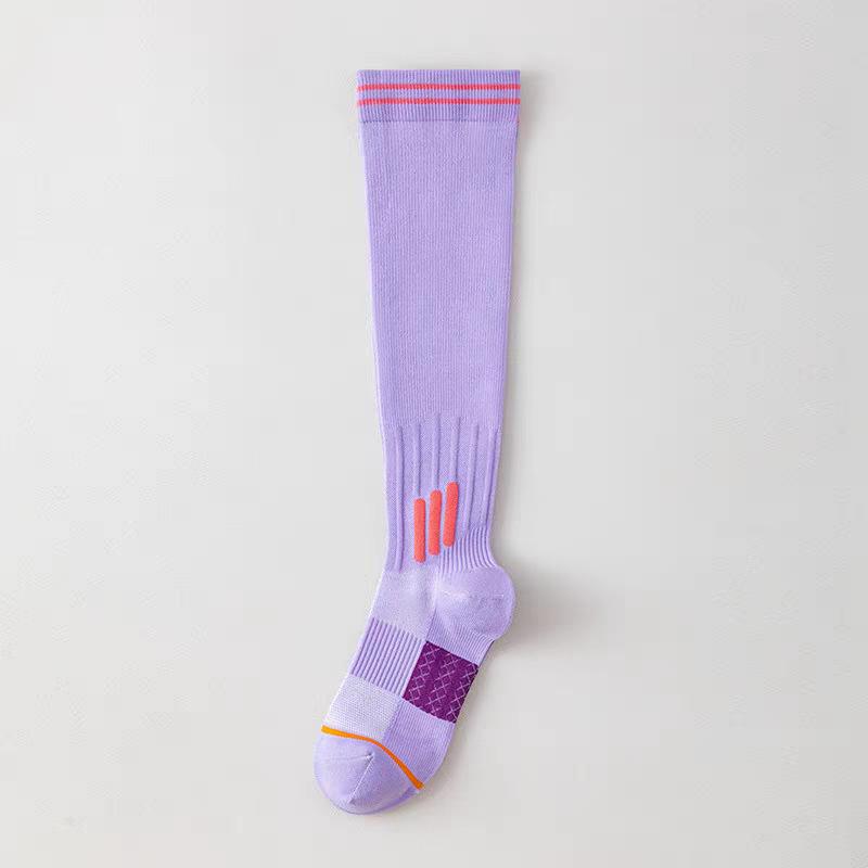 Summer Sports Calf Socks for Women, Fitness Running, Rope Skipping, Pressure Leg Slimming, Pressure Stockings, Long Tubes