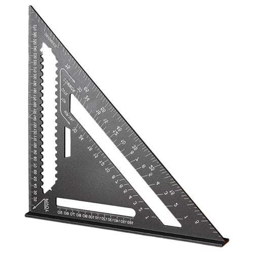 Woodworking Square, Speed ??Square - Triangle Construction Framing Tool | Multi-Function Drill Gauge, Portable Rafter Layout Tool for Men