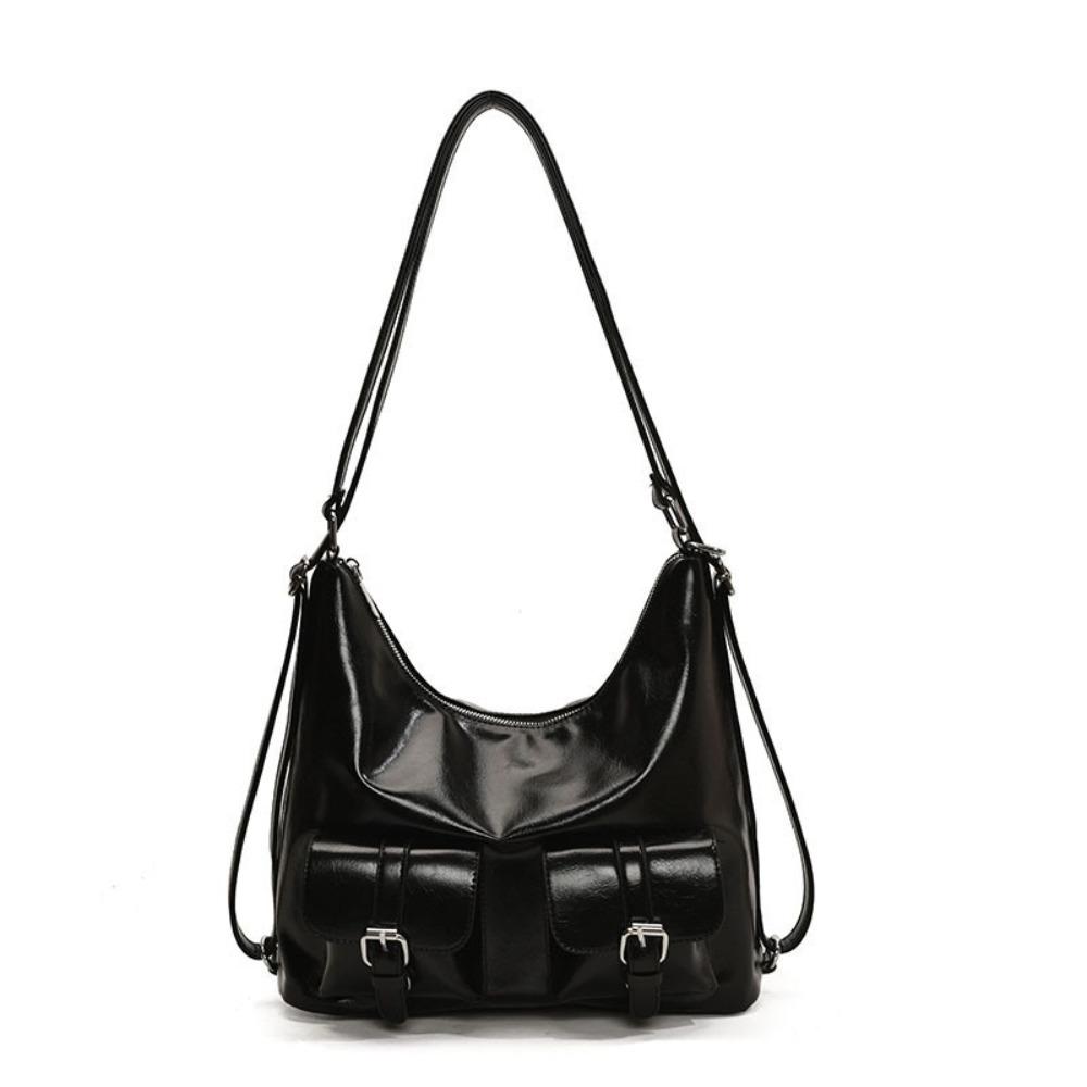 Large Capacity Multiple Pockets Backpacks Solid Color Women's Backpack  Ladies/Girls