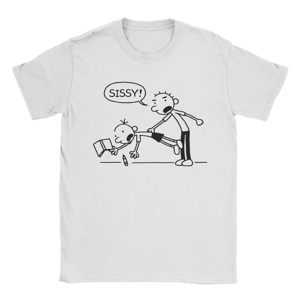 Novelty BEST FRIENDS diary of a wimpy kid T-Shirts for Unisex Crewneck Pure Cotton T Shirt  Short Sleeve Tee Shirt Gift Idea Tops