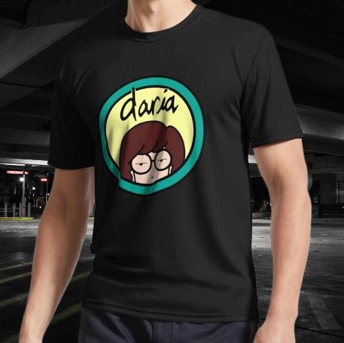 Daria Logo Active T-Shirt Funny Size Mode American T-shirt L