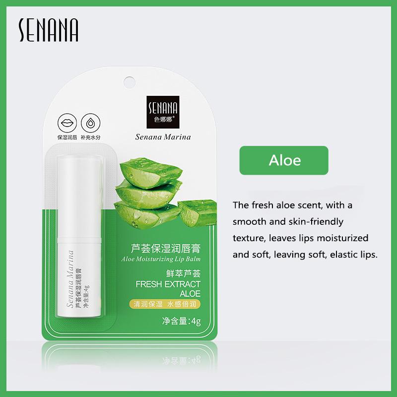 Buy Moisture Lip Balm Aloe Vera Natural Lip Balm Colorless Primer Lipstick Long Lasting Nourish