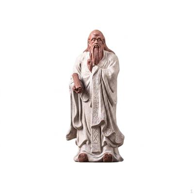 Gelehrtenfigur Chinesischer Stil Keramik Traditionelles Tischornament für Kunstsammler,