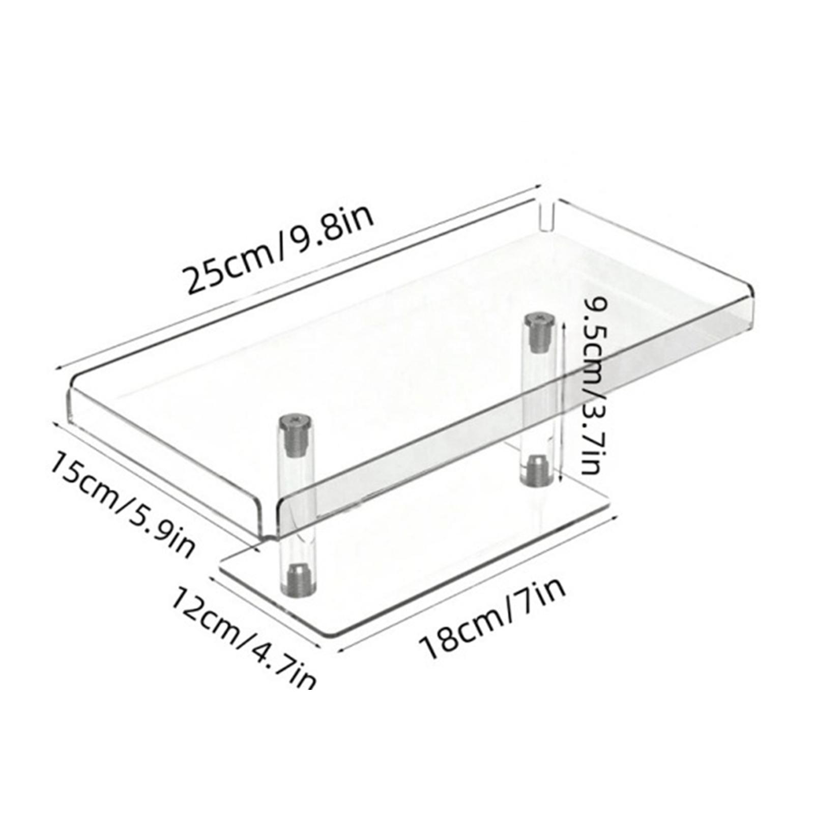 

Acrylic Cupcake Display Stand Sturdy Decorative Multifunctional Dessert Stand for Wedding Home Birthday Party