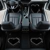 4pcs Car Floor Mats compatible with Hatchbacks or Minivans, featuring Easy Maintenance benefits and Car Owner Gift